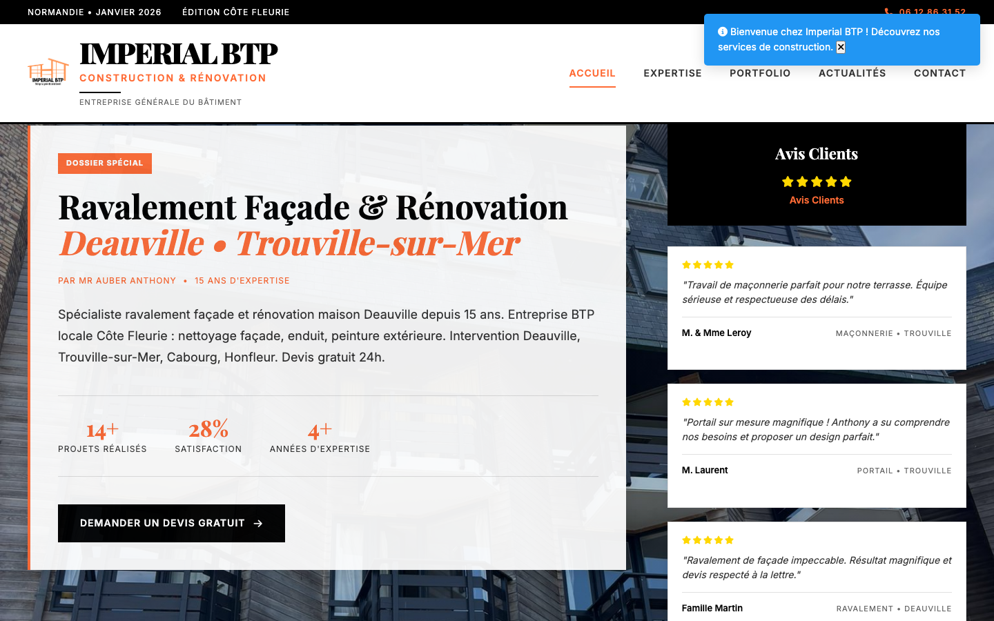 Imperial BTP — Construction & Rénovation